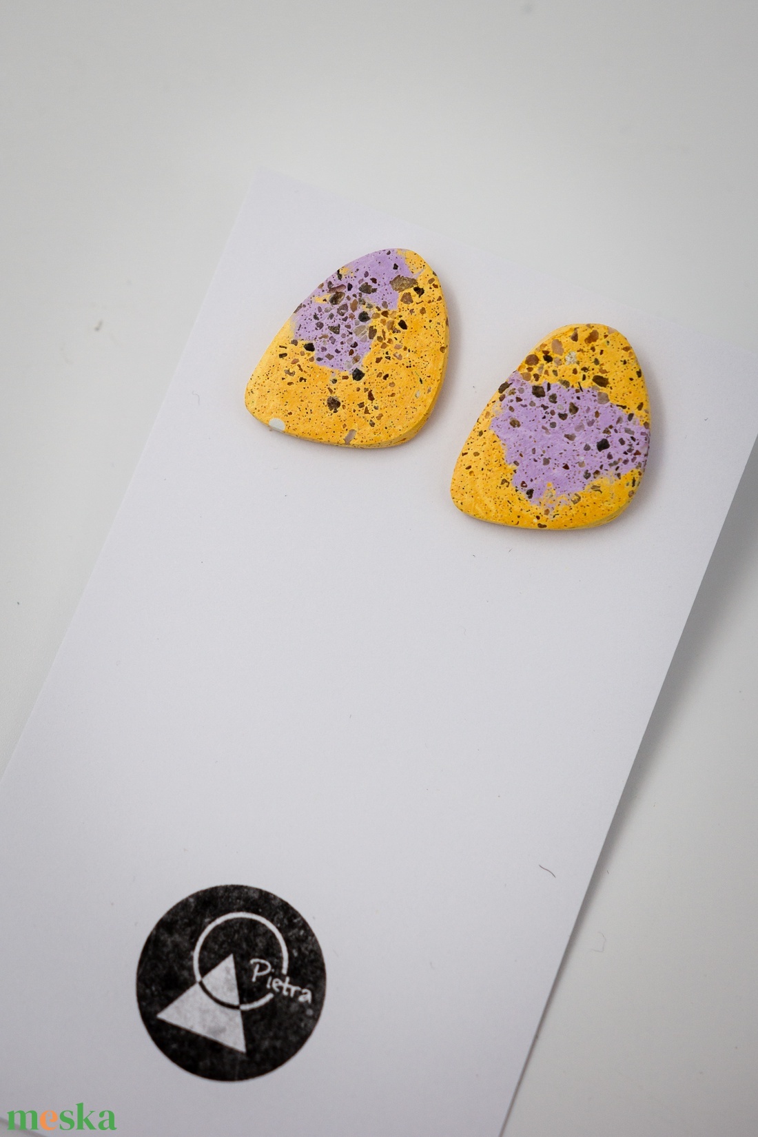 Pasztell - 6376 - ékszer - fülbevaló - lógó fülbevaló - Meska.hu