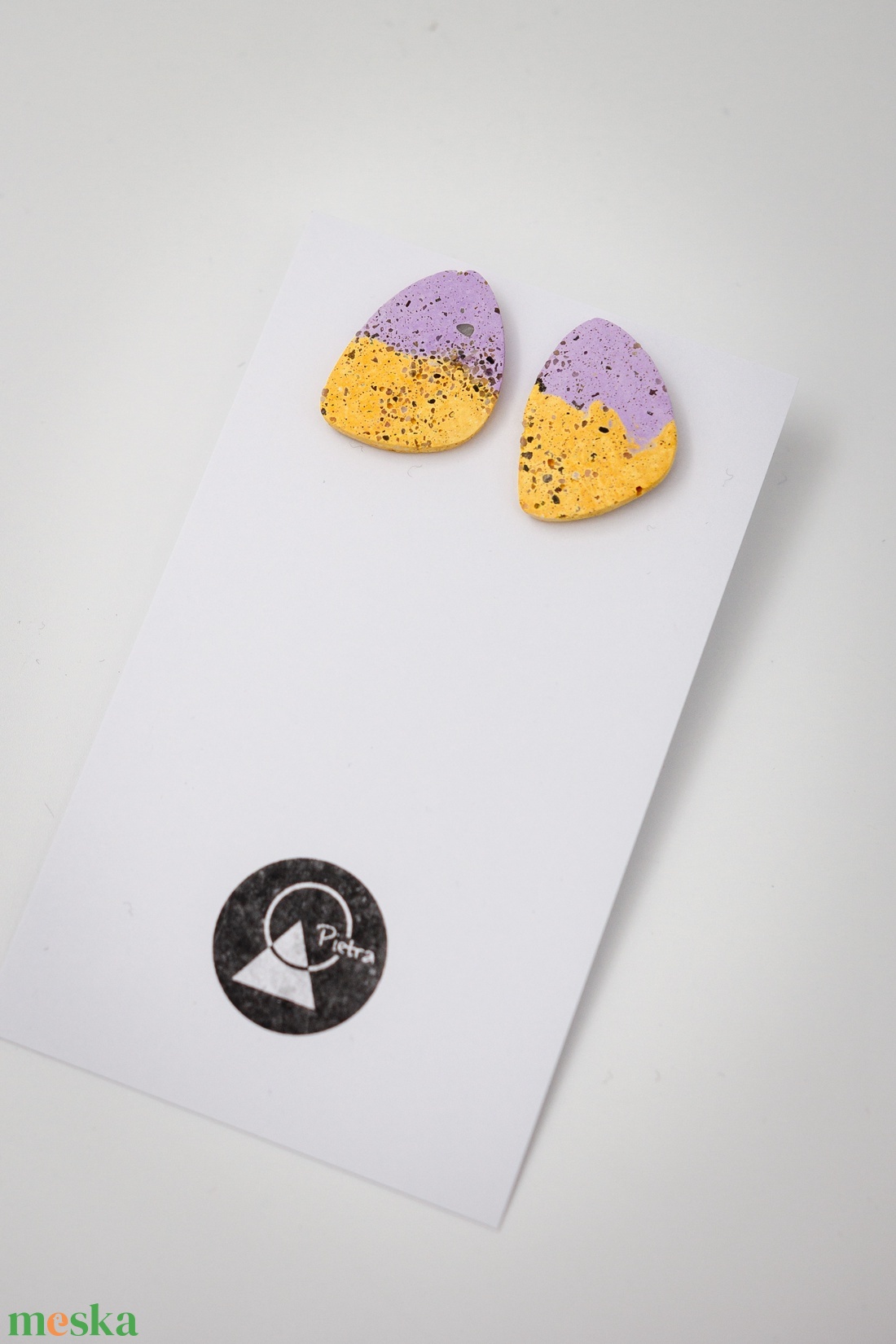 Pasztell - 6407 - ékszer - fülbevaló - lógó fülbevaló - Meska.hu