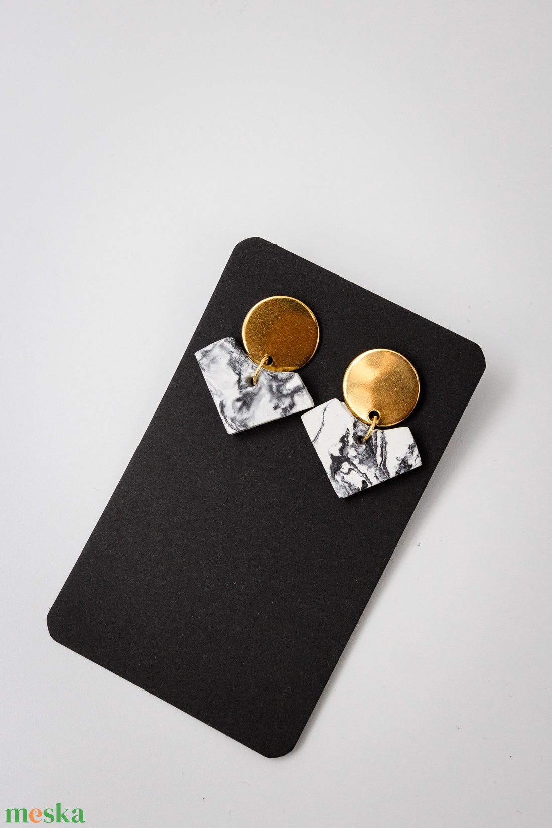 Marble 11 - ékszer - fülbevaló - lógó fülbevaló - Meska.hu