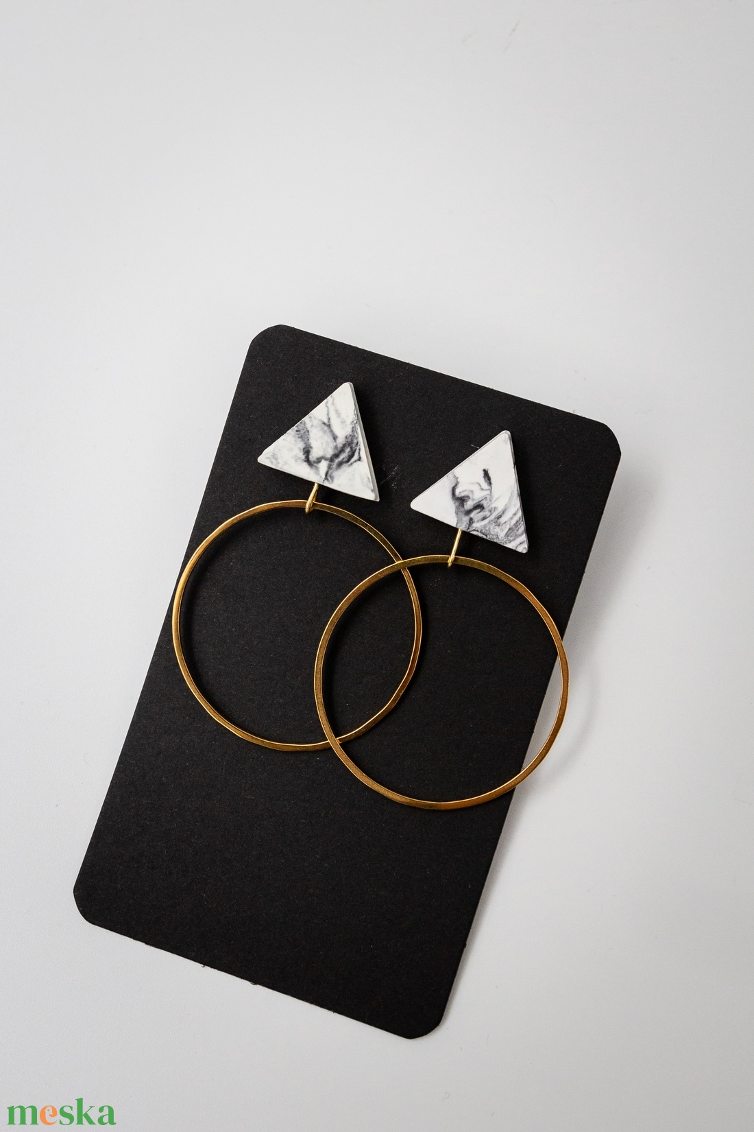 Marble 4 - ékszer - fülbevaló - lógó fülbevaló - Meska.hu