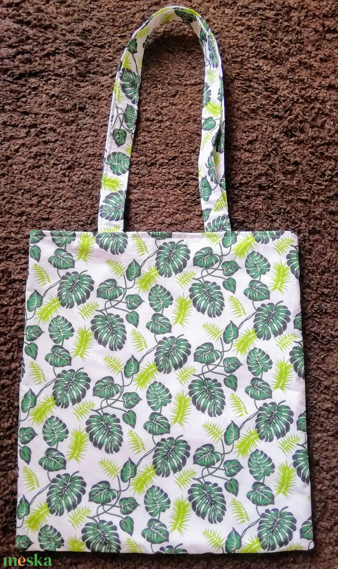 Pálmaleveles bevásárló szatyor - táska & tok - bevásárlás & shopper táska - shopper, textiltáska, szatyor - Meska.hu Pálmaleveles bevásárló szatyor - táska & tok - bevásárlás & shopper táska - shopper, textiltáska, szatyor - Meska.hu