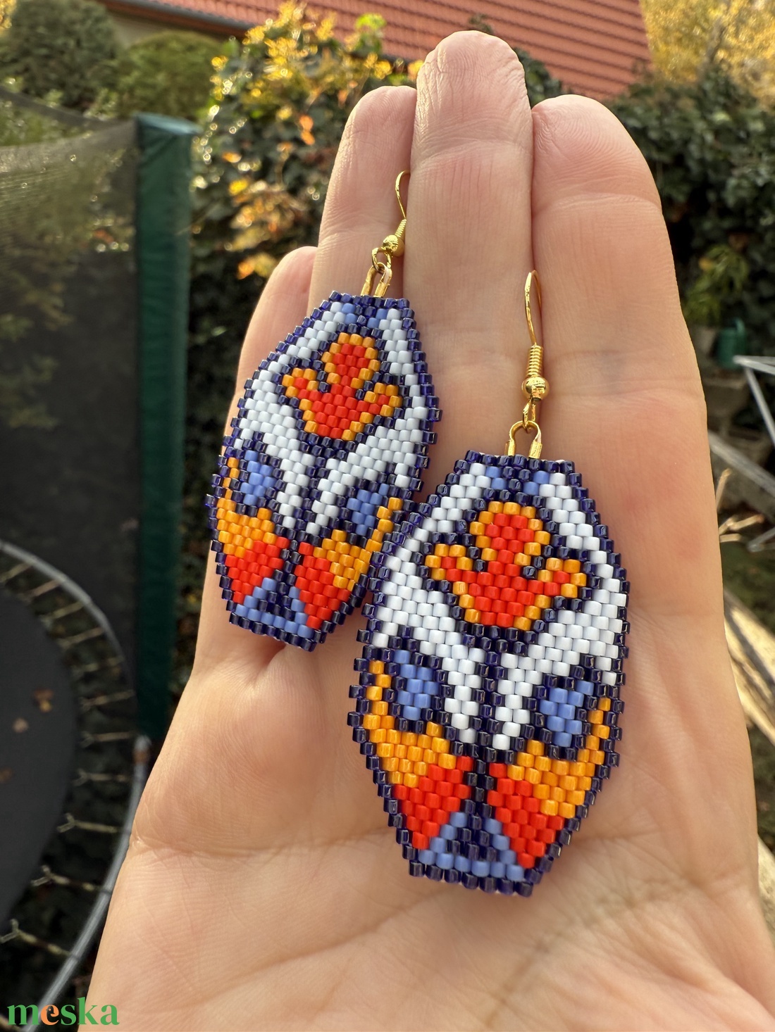 Gyöngyös fülbevalók - ékszer - karkötő - gyöngyös karkötő - Meska.hu