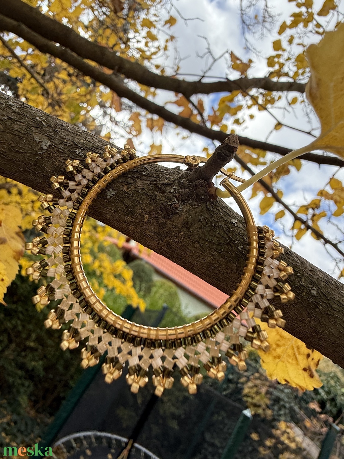 Gyöngyös fülbevalók - ékszer - fülbevaló - fülgyűrű - Meska.hu