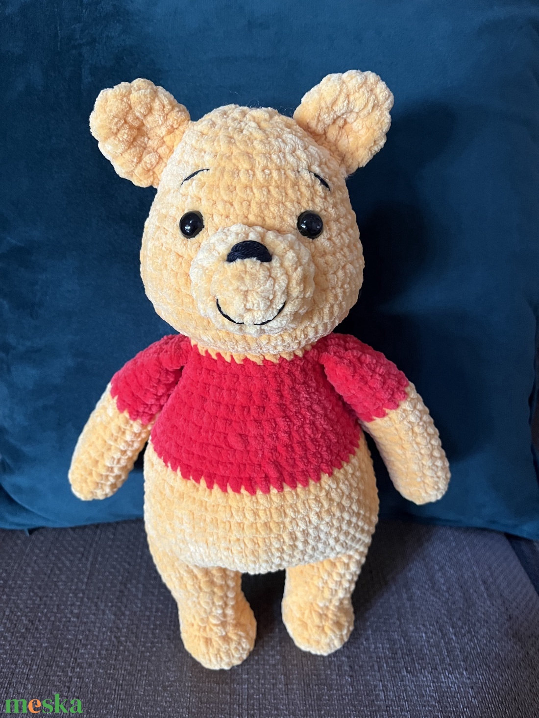 Micimackó amigurumi figura - játék & sport - plüssállat & játékfigura - maci - Meska.hu Micimackó amigurumi figura - játék & sport - plüssállat & játékfigura - maci - Meska.hu