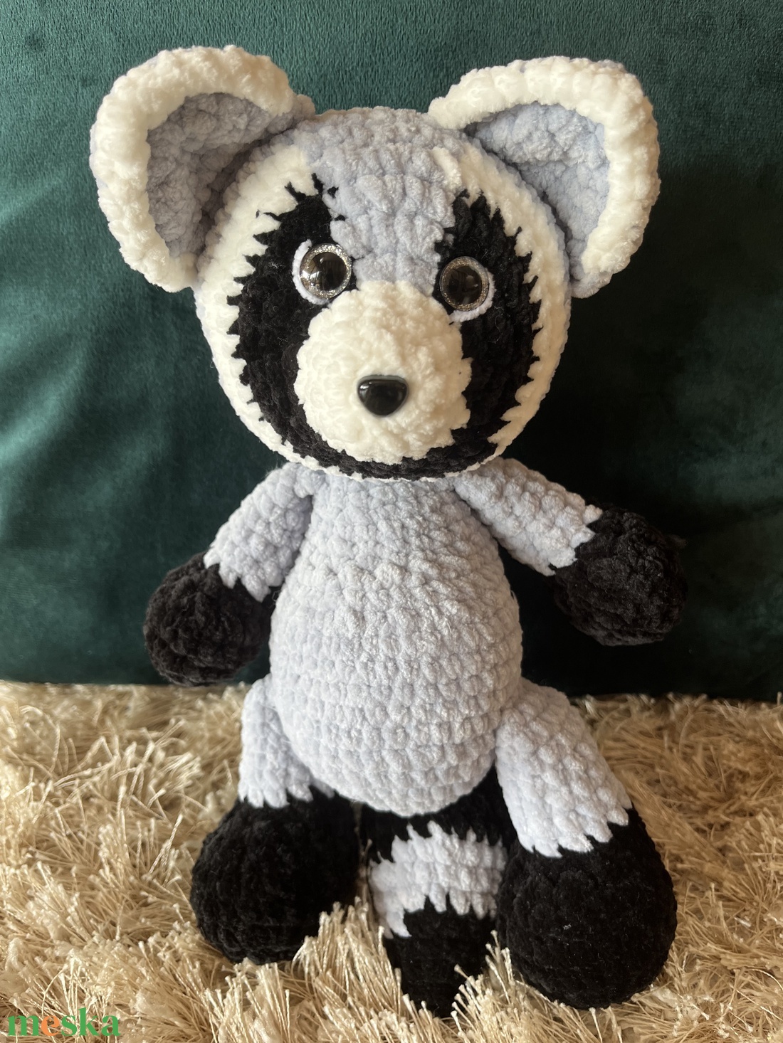 Mosómedve amigurumi - játék & sport - plüssállat & játékfigura - maci - Meska.hu Mosómedve amigurumi - játék & sport - plüssállat & játékfigura - maci - Meska.hu