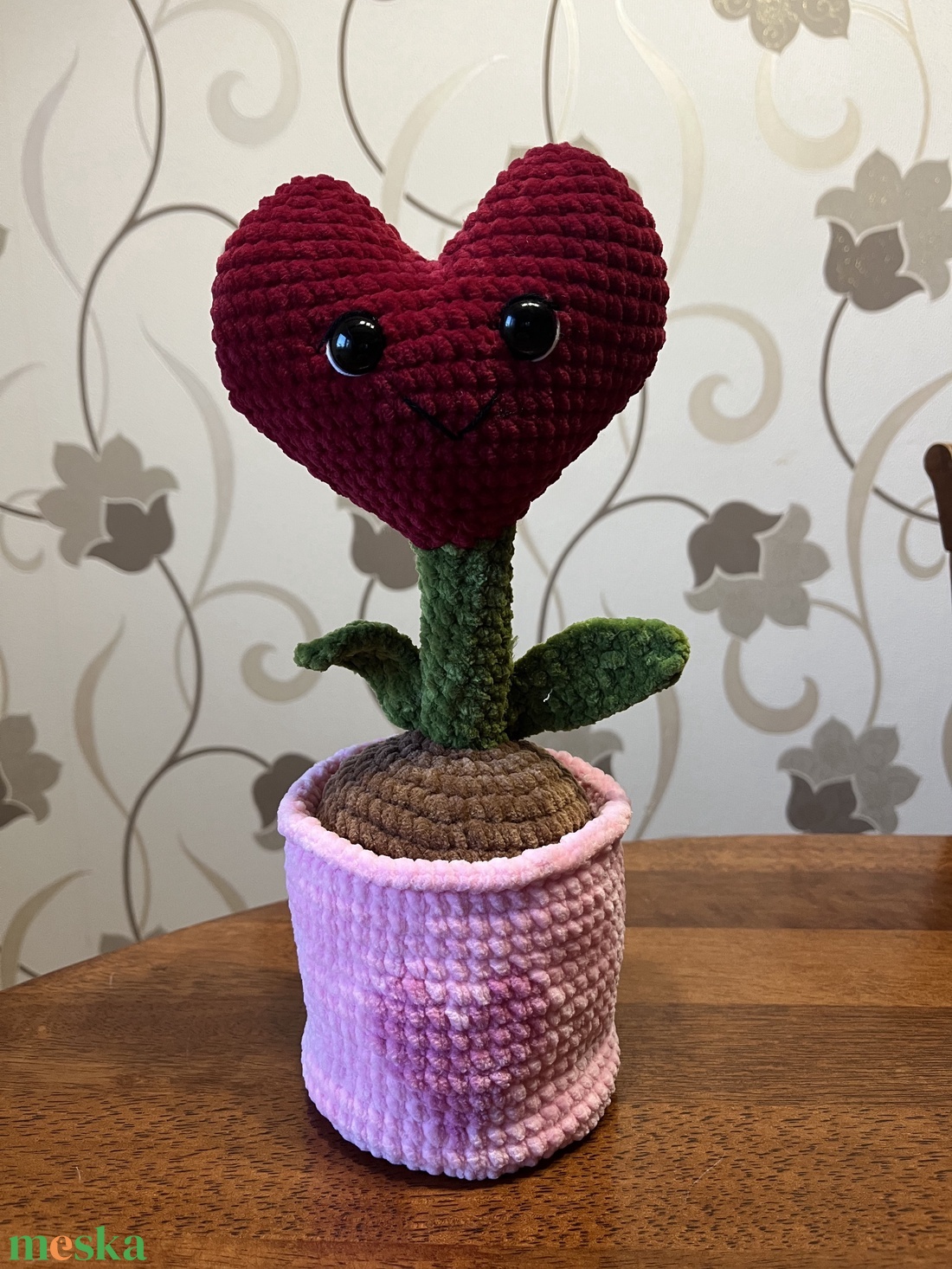 Amigurumi cserepes szív - játék & sport - plüssállat & játékfigura - más figura - Meska.hu Amigurumi cserepes szív - játék & sport - plüssállat & játékfigura - más figura - Meska.hu