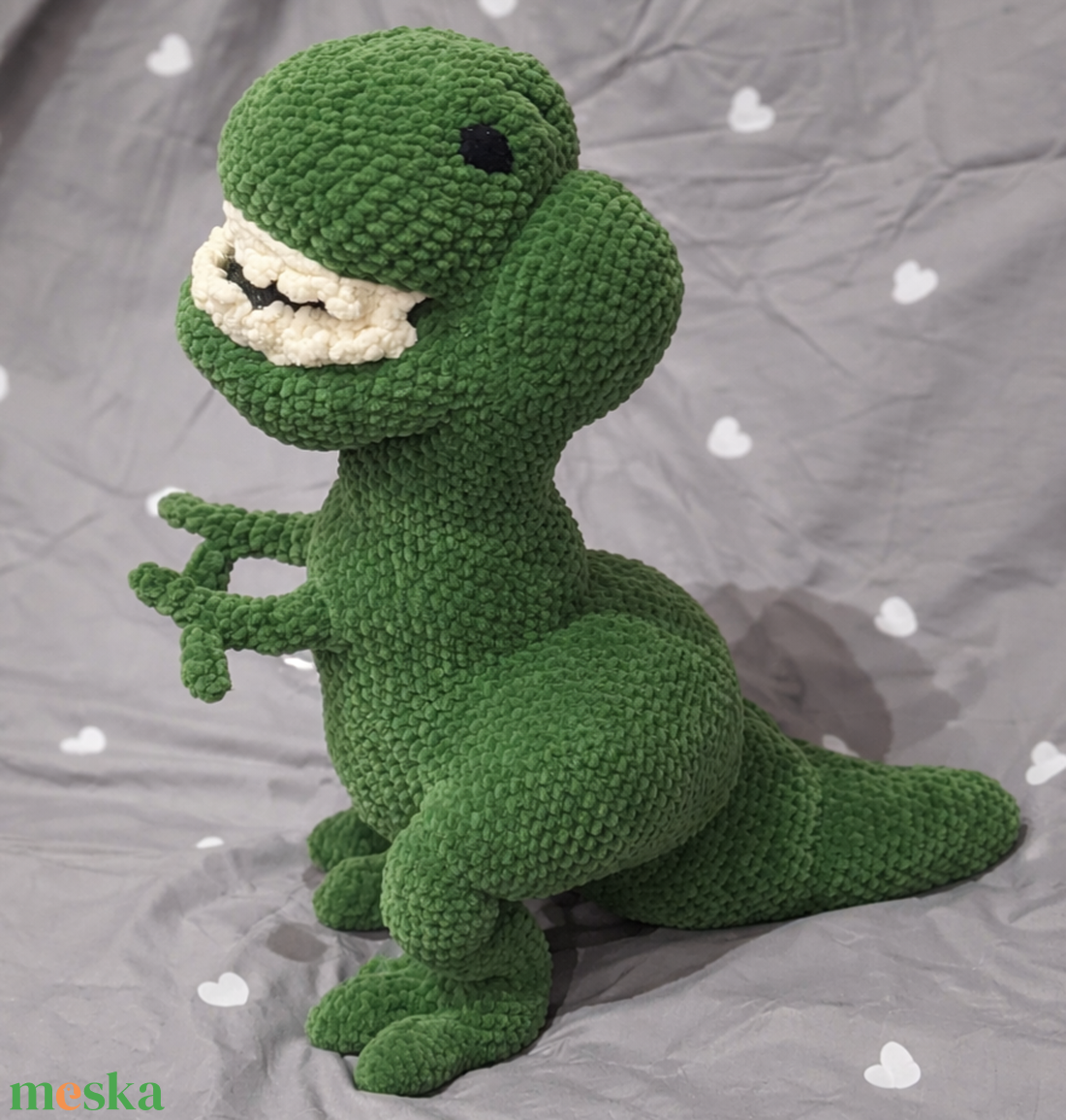 Horgolt Dínó (T-rex) - játék & sport - plüssállat & játékfigura - plüss dínók - Meska.hu