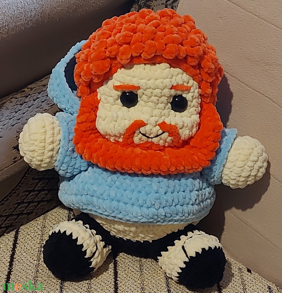 Horgolt ember CaseOh  - játék & sport - plüssállat & játékfigura - ember - Meska.hu