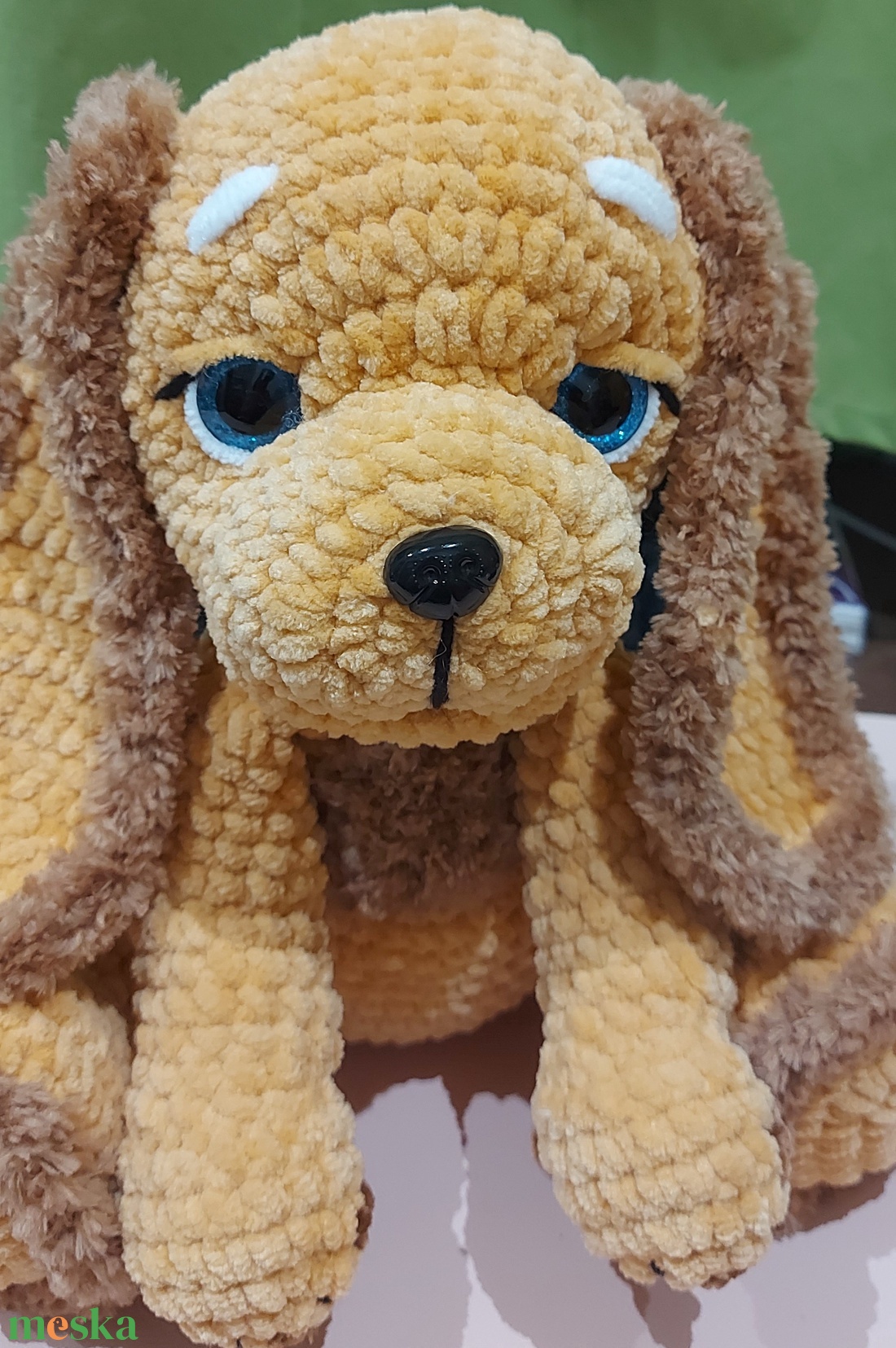 Horgolt Kutyus - játék & sport - plüssállat & játékfigura - kutya - Meska.hu