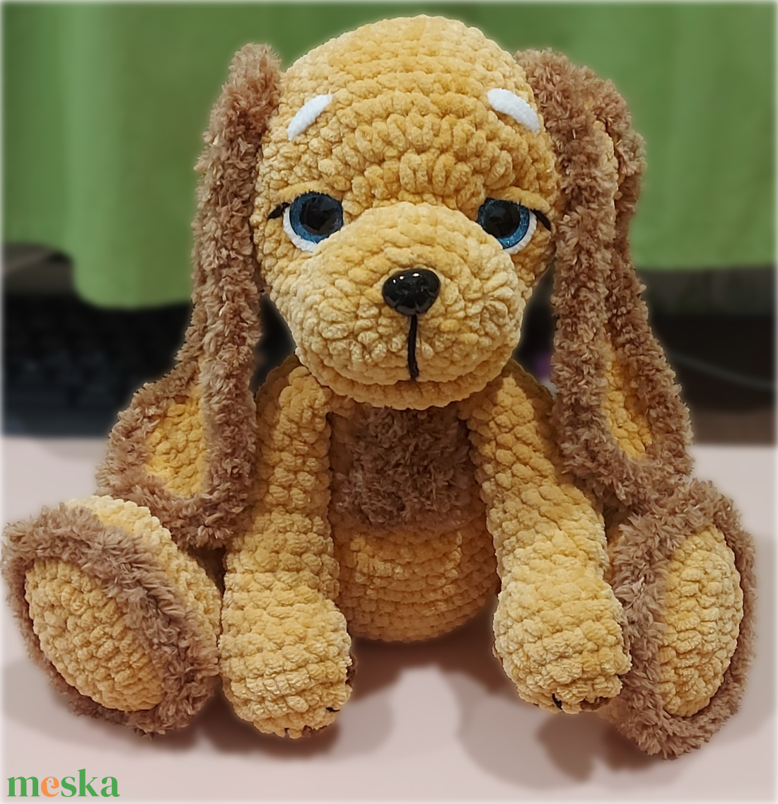 Horgolt Kutyus - játék & sport - plüssállat & játékfigura - kutya - Meska.hu