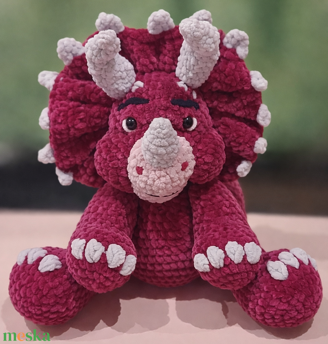 Horgolt Dínó - játék & sport - plüssállat & játékfigura - plüss dínók - Meska.hu