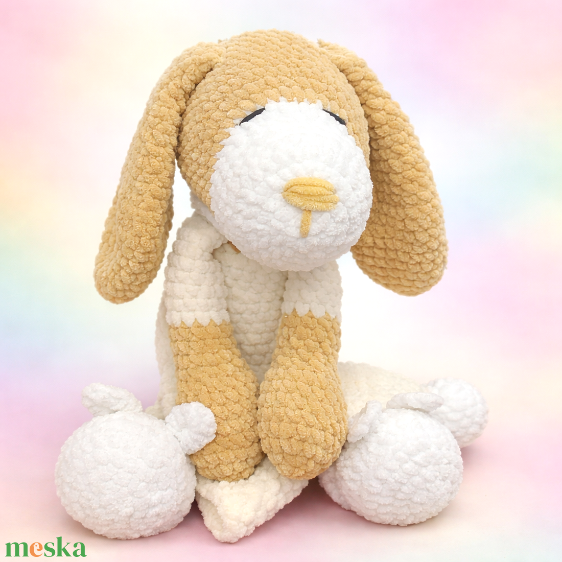 Horgolt Alvó Kutyus - játék & sport - plüssállat & játékfigura - kutya - Meska.hu