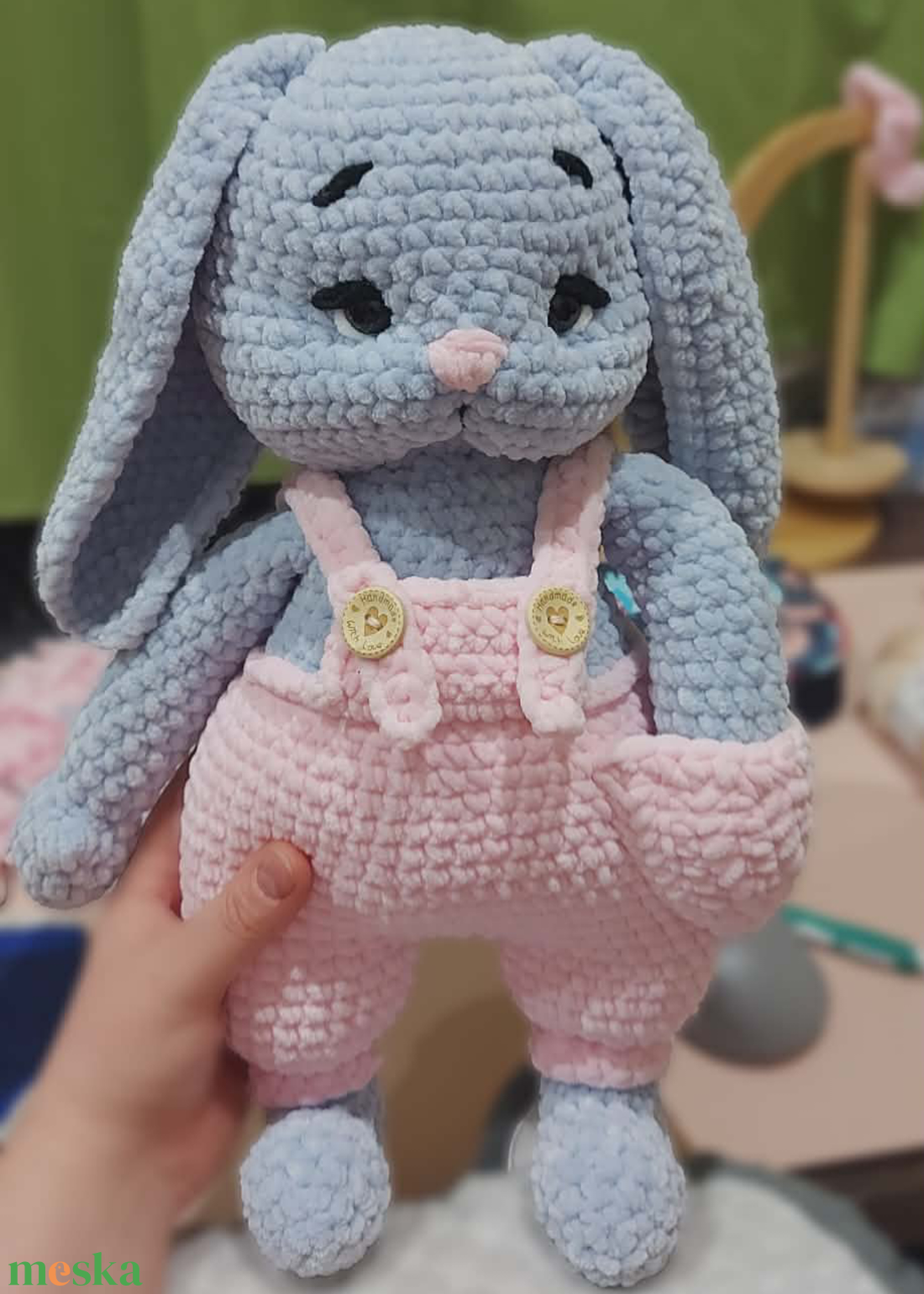 Horgolt Nyuszi - játék & sport - plüssállat & játékfigura - nyuszi - Meska.hu