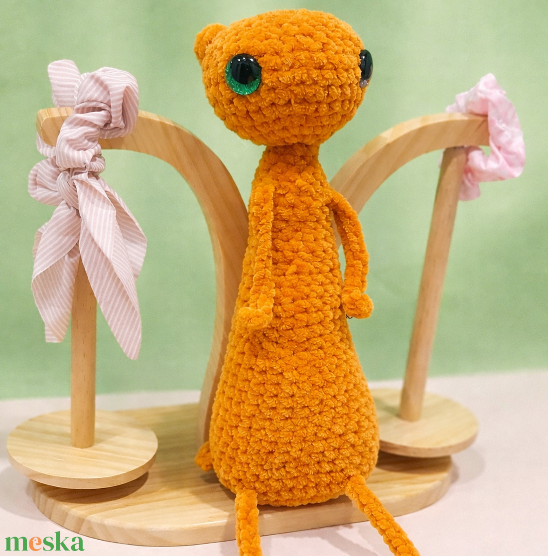 Horgolt Cica - játék & sport - plüssállat & játékfigura - cica - Meska.hu