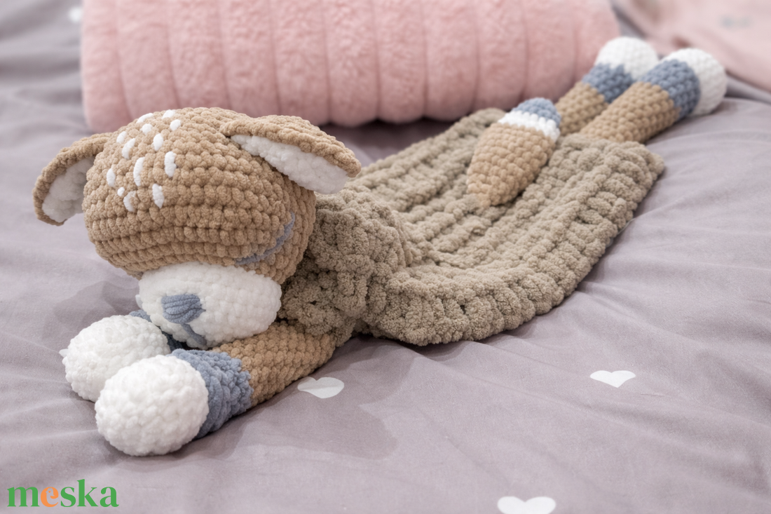 Horgolt Alvós Cica - játék & sport - plüssállat & játékfigura - plüss bárány - Meska.hu