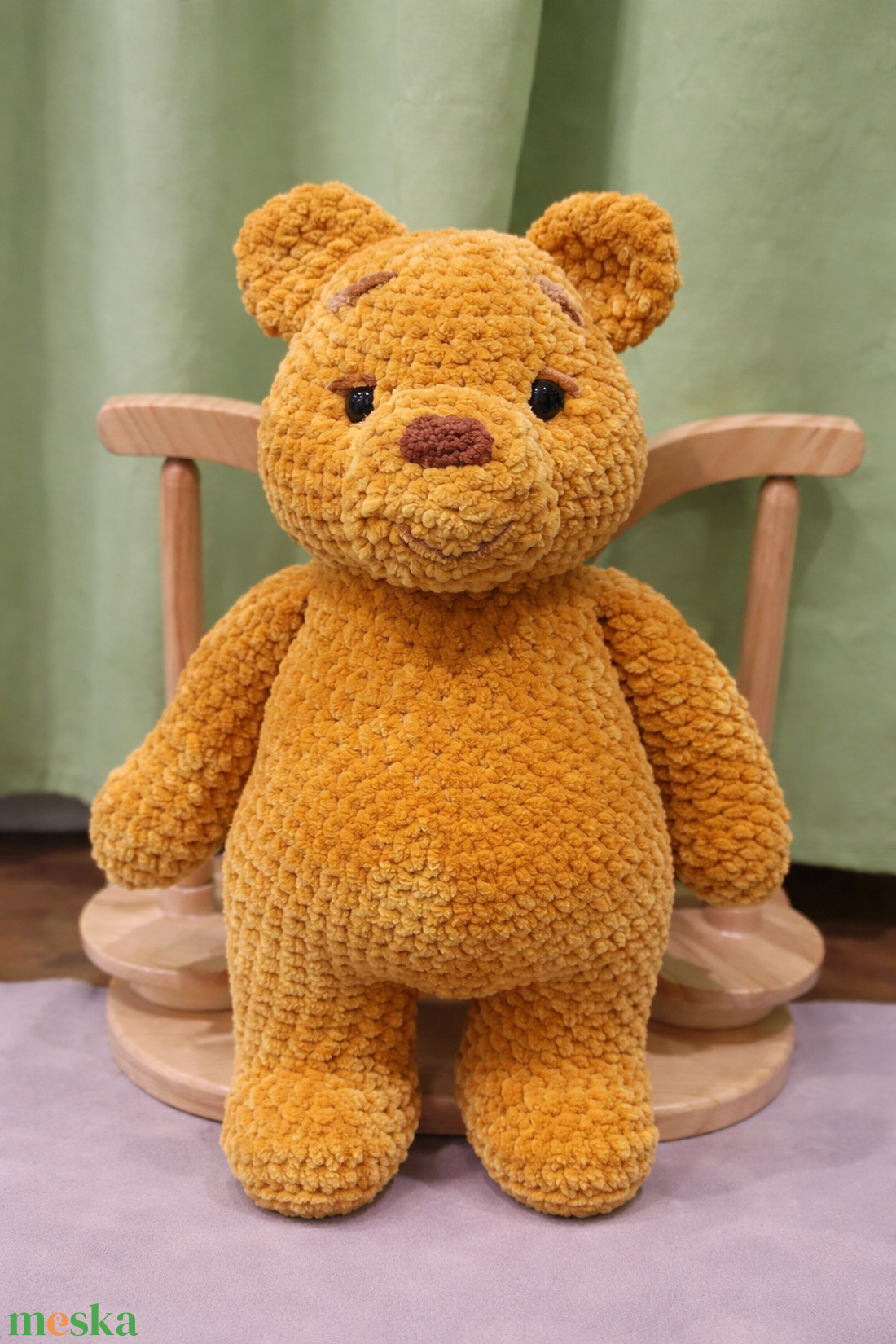 Horgolt Maci - játék & sport - plüssállat & játékfigura - maci - Meska.hu