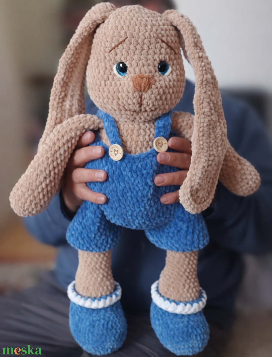 Horgolt Nyuszi - játék & sport - plüssállat & játékfigura - nyuszi - Meska.hu