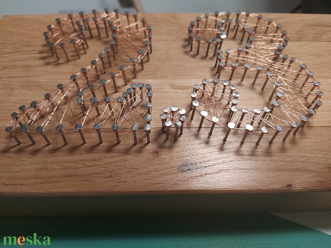 Drótkép házszám - otthon & életmód - ház & kert - házszám - Meska.hu