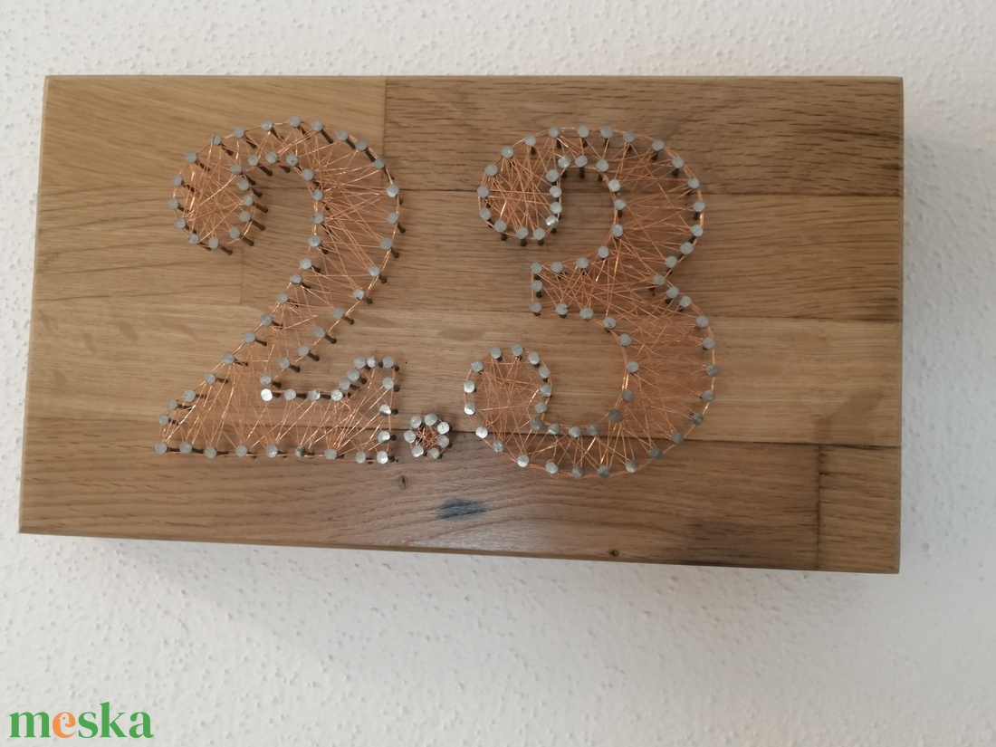 Drótkép házszám - otthon & életmód - ház & kert - házszám - Meska.hu