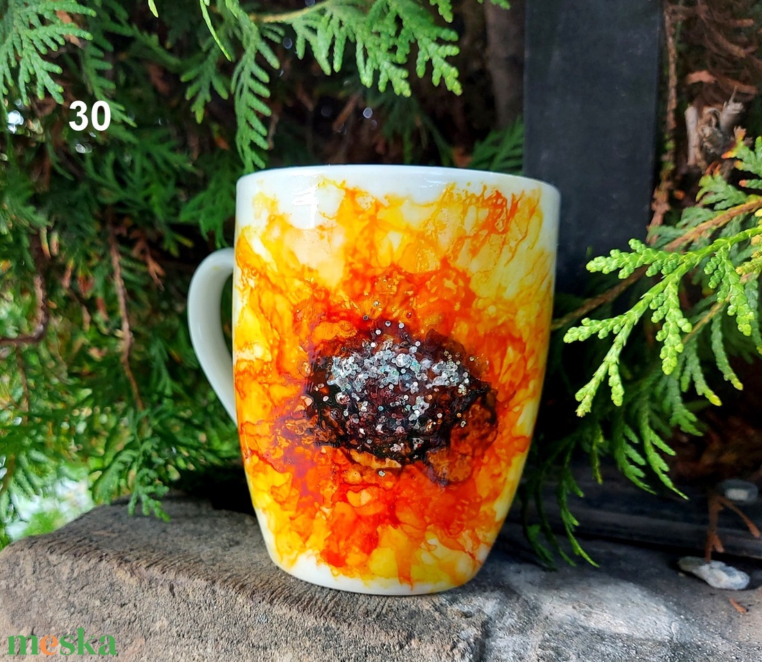 bögre festett - otthon & életmód - konyhafelszerelés, tálalás - tálalás - bögre & csésze - Meska.hu