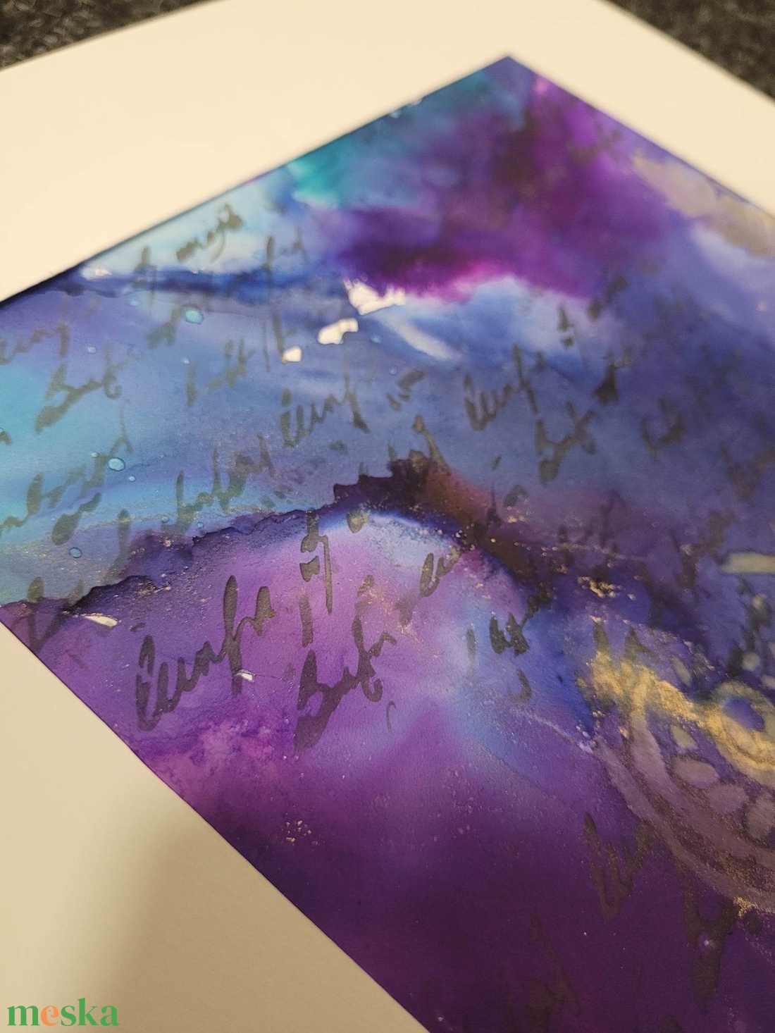 Lila alcohol ink art - művészet - festmény - festmény vegyes technika - Meska.hu Lila alcohol ink art - művészet - festmény - festmény vegyes technika - Meska.hu