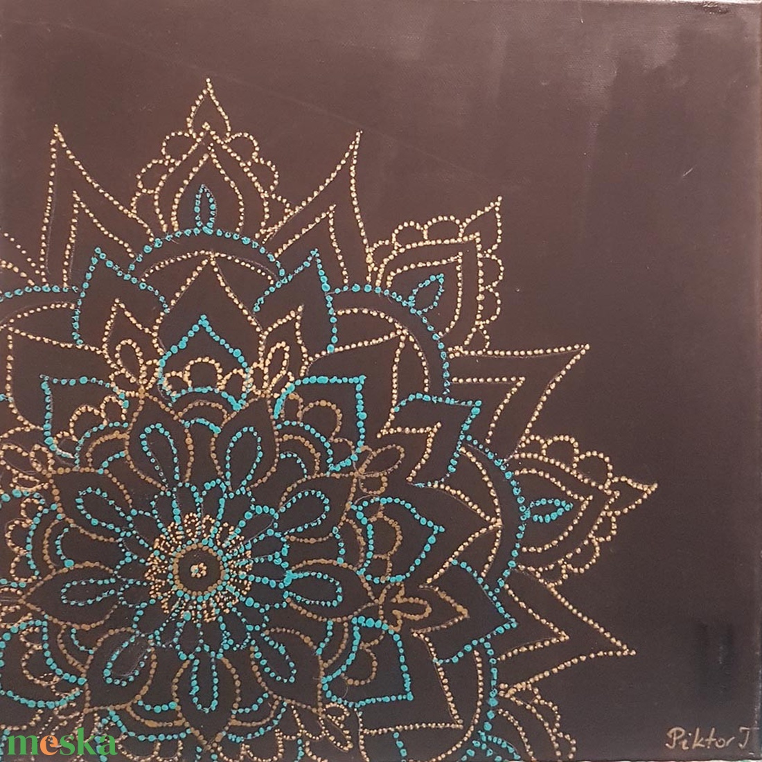 Mandala - Akril festmény - művészet - festmény - akril - Meska.hu Mandala - Akril festmény - művészet - festmény - akril - Meska.hu