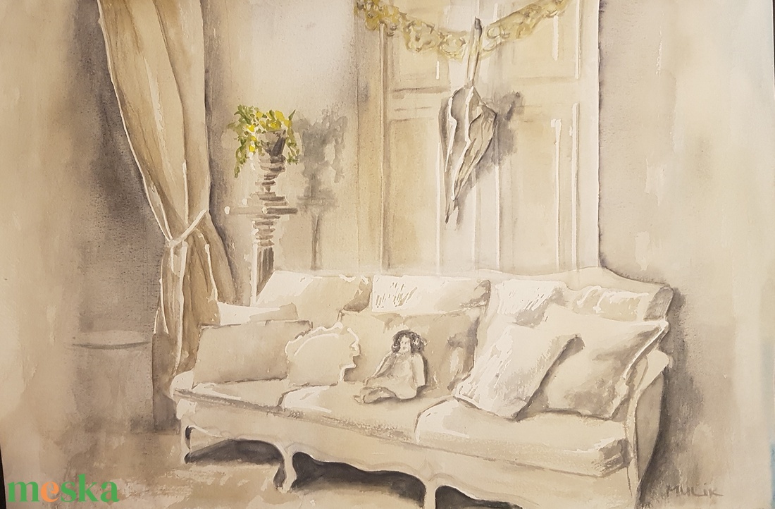 Akvarell festmény - művészet - festmény - akvarell - Meska.hu