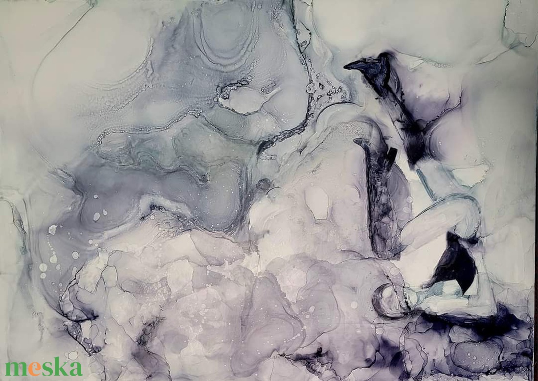 Alcoholink festmény - művészet - festmény - akvarell - Meska.hu