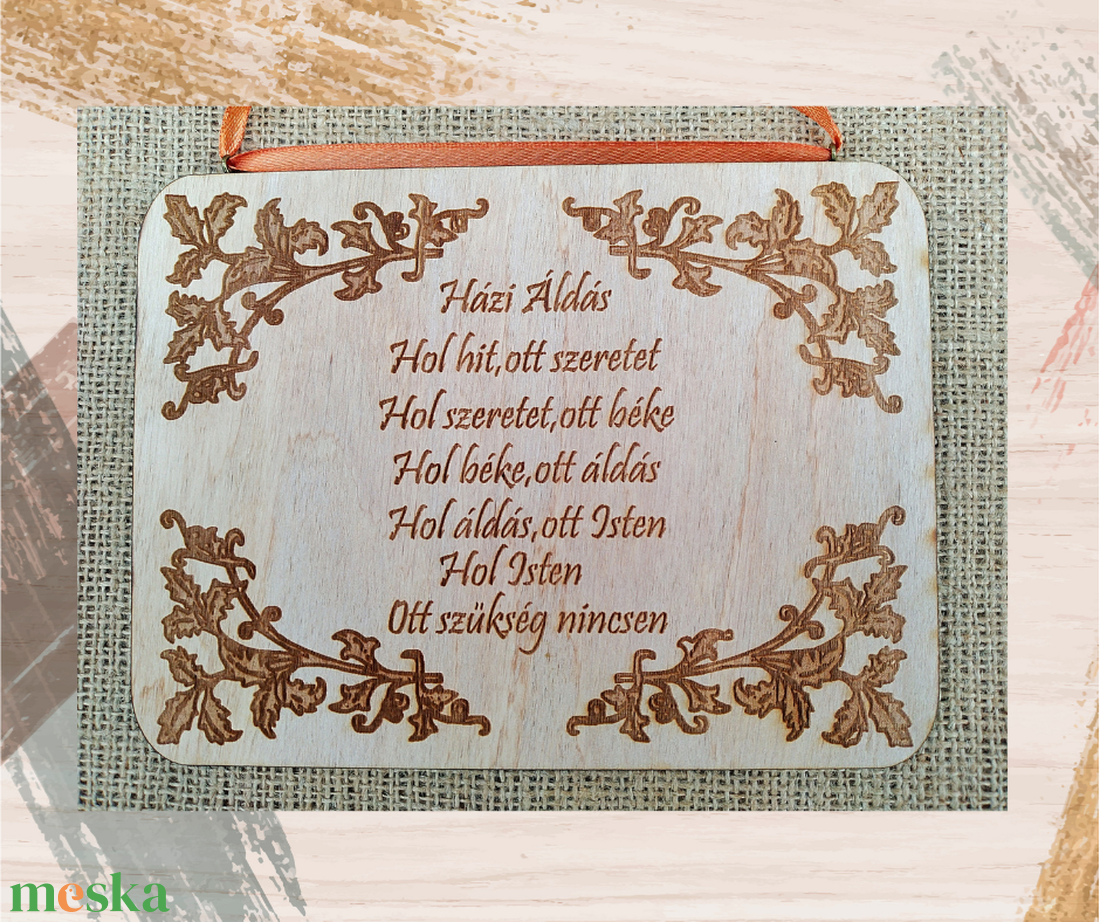 Házi áldás fa tábla - otthon & életmód - vallás - házi áldás - Meska.hu Házi áldás fa tábla - otthon & életmód - vallás - házi áldás - Meska.hu