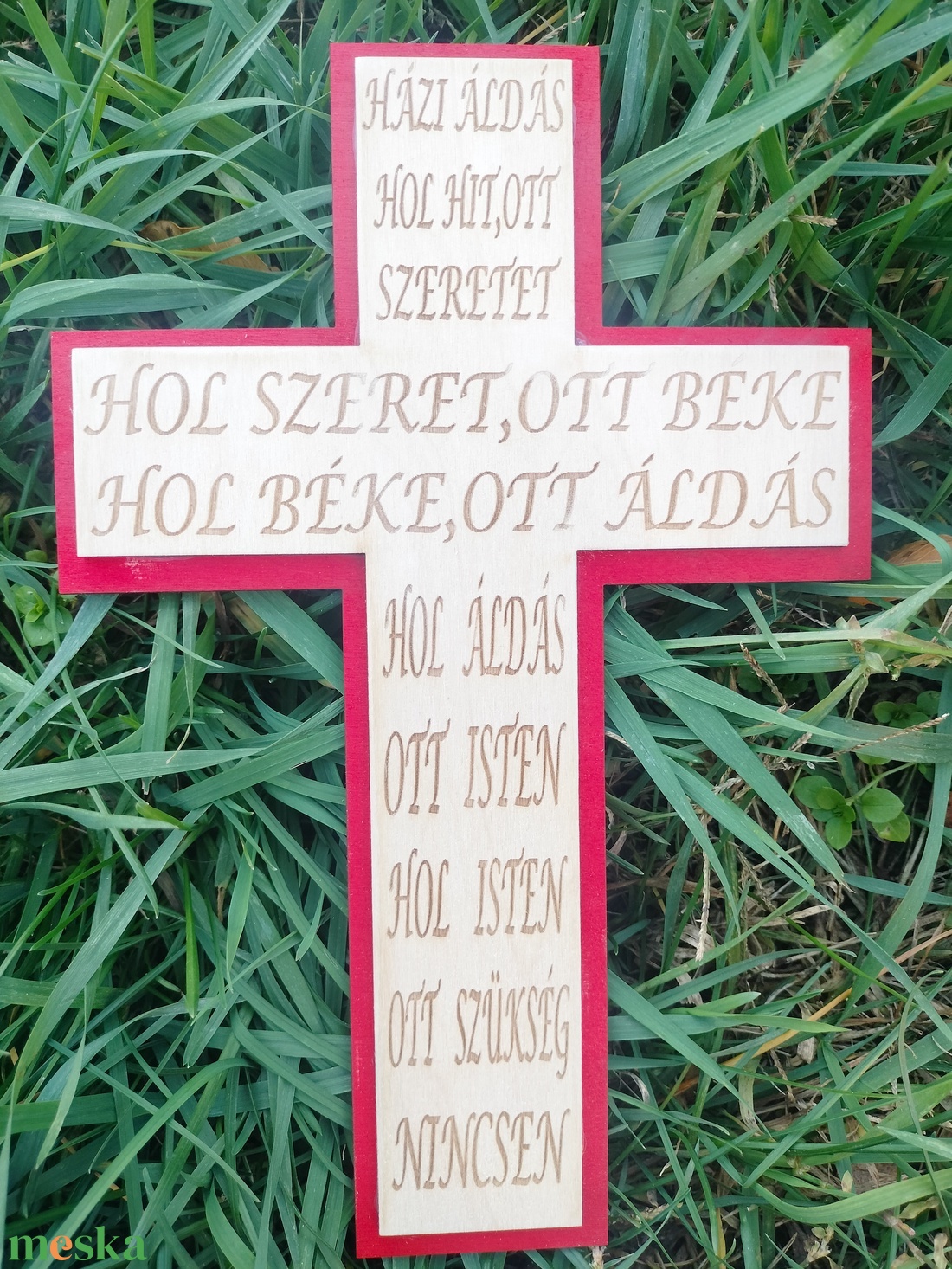 Házi áldás fa tábla kereszt hit szeretet - otthon & életmód - vallás - házi áldás - Meska.hu Házi áldás fa tábla kereszt hit szeretet - otthon & életmód - vallás - házi áldás - Meska.hu