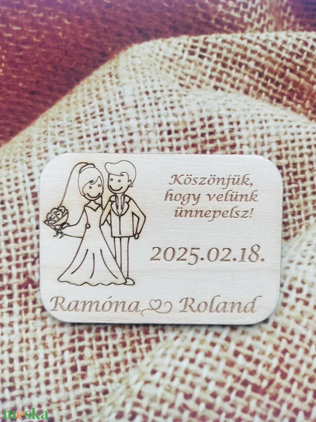 Esküvői köszönő ajándék köszönet ajándék gravírozott ültető hűtőmágnes - esküvő - emlék & ajándék - köszönőajándék - Meska.hu Esküvői köszönő ajándék köszönet ajándék gravírozott ültető hűtőmágnes - esküvő - emlék & ajándék - köszönőajándék - Meska.hu