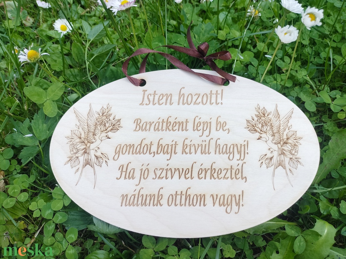 Isten hozott áldás fa tábla - otthon & életmód - vallás - házi áldás - Meska.hu Isten hozott áldás fa tábla - otthon & életmód - vallás - házi áldás - Meska.hu