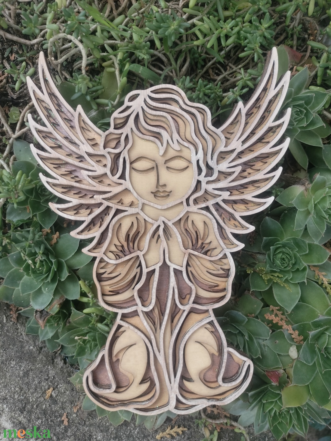 Angyal Őrangyal  meditáció segítő angyal - otthon & életmód - dekoráció - dísztárgy - Meska.hu