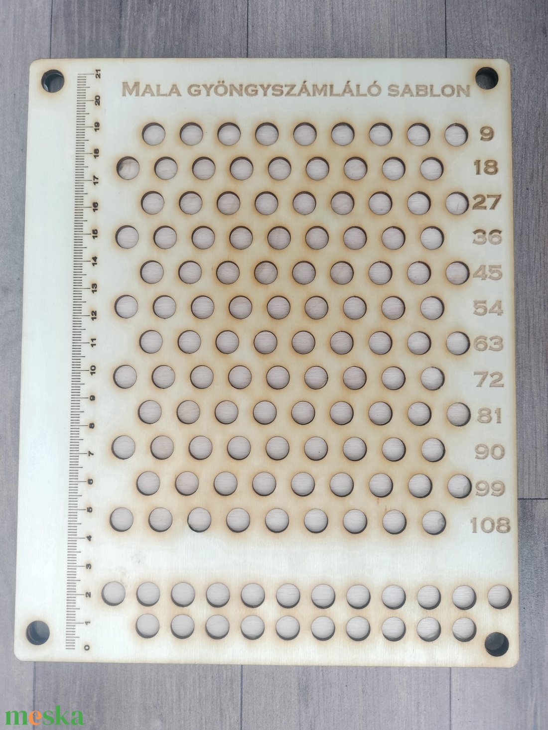  Egyedi gyöngyfűző tábla mala készítő - kellékek & szerszámok - dekorációs kellékek - gyöngyfüzér - Meska.hu