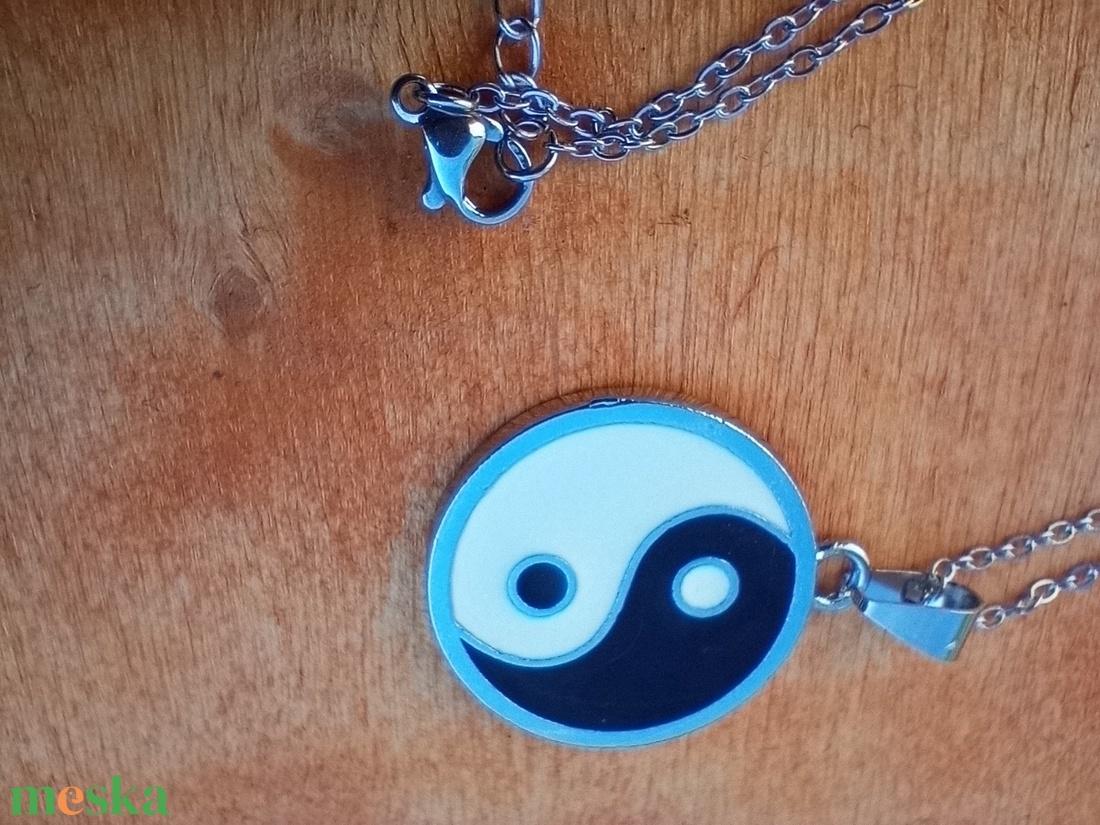 Nyaklánc egyedi spirituális Yin-yang nyaklánc - ékszer - nyaklánc - medálos nyaklánc - Meska.hu