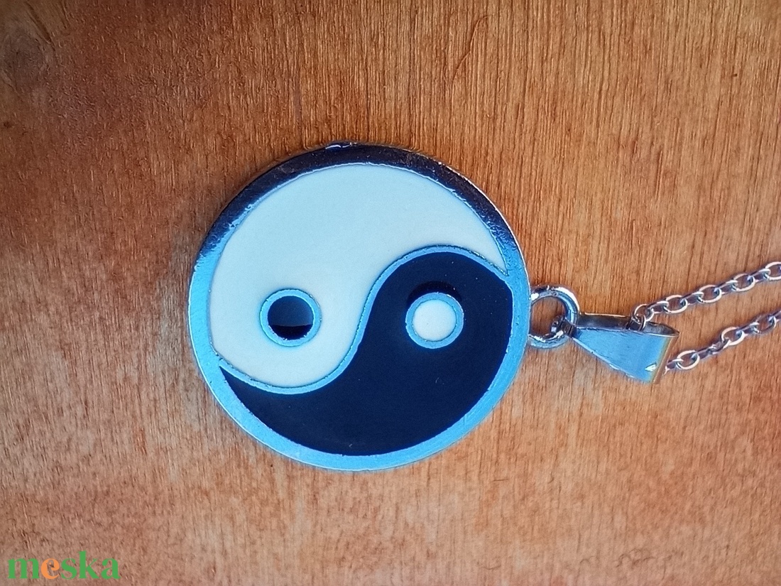 Nyaklánc egyedi spirituális Yin-yang nyaklánc - ékszer - nyaklánc - medálos nyaklánc - Meska.hu