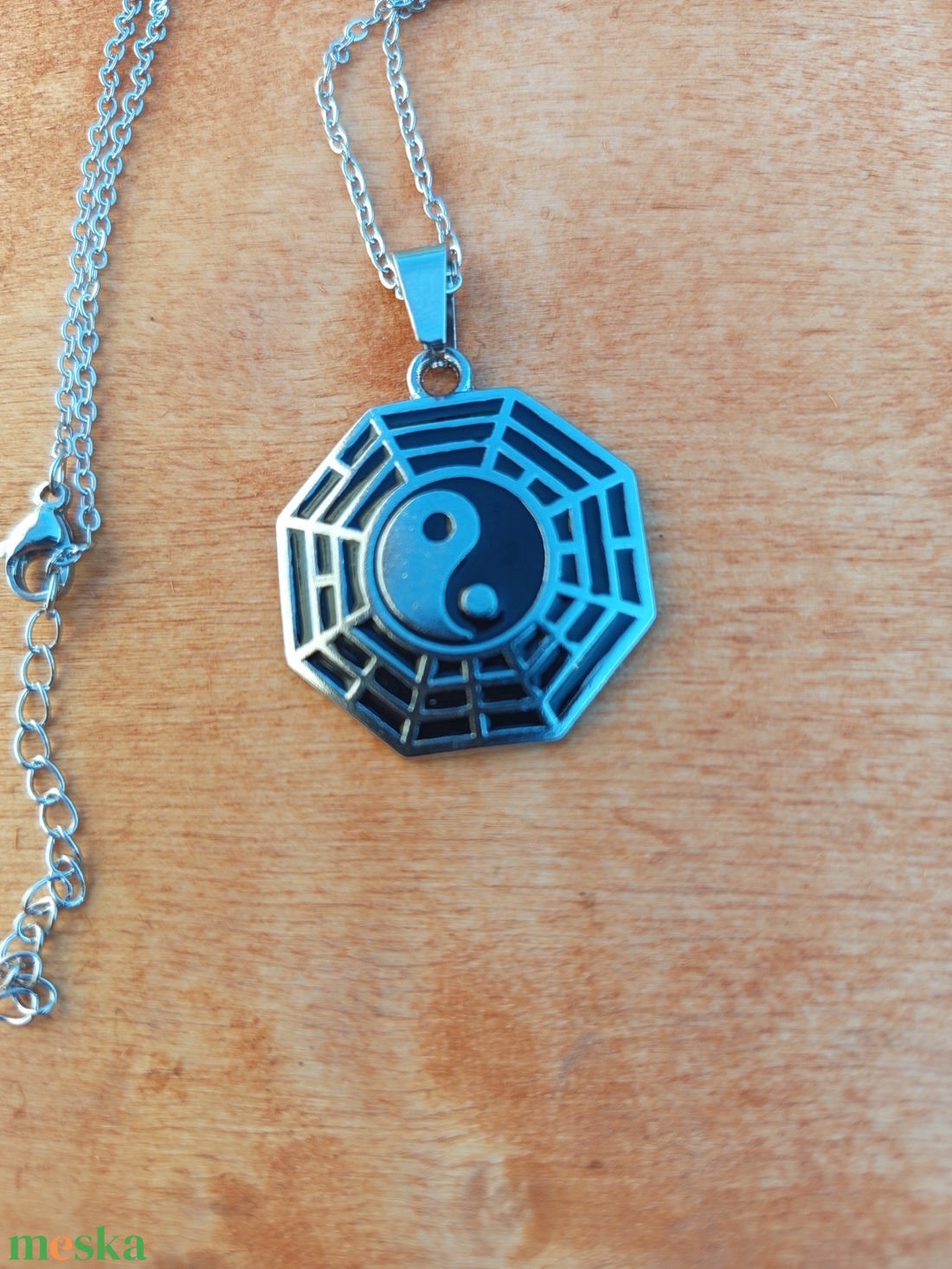 Nyaklánc egyedi spirituális Yin-yang nyaklánc - ékszer - nyaklánc - medálos nyaklánc - Meska.hu