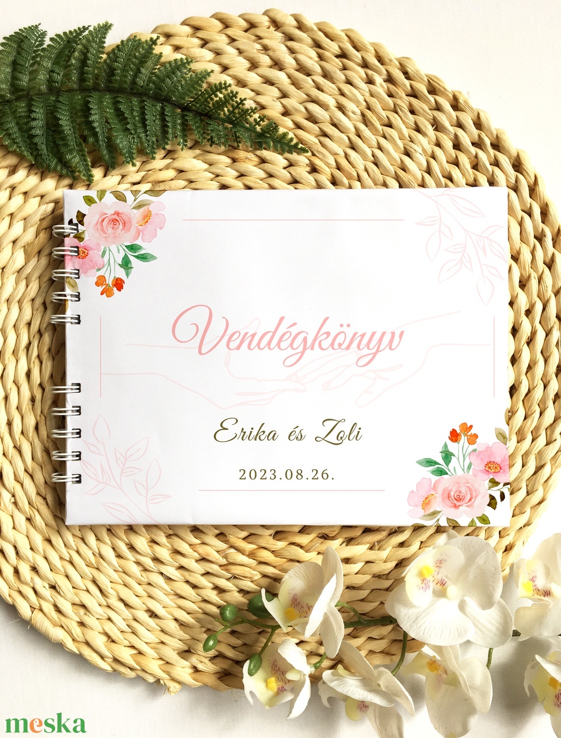 Kis rózsás esküvői vendégkönyv, fotóalbum - esküvő - emlék & ajándék - vendégkönyv - Meska.hu Kis rózsás esküvői vendégkönyv, fotóalbum - esküvő - emlék & ajándék - vendégkönyv - Meska.hu