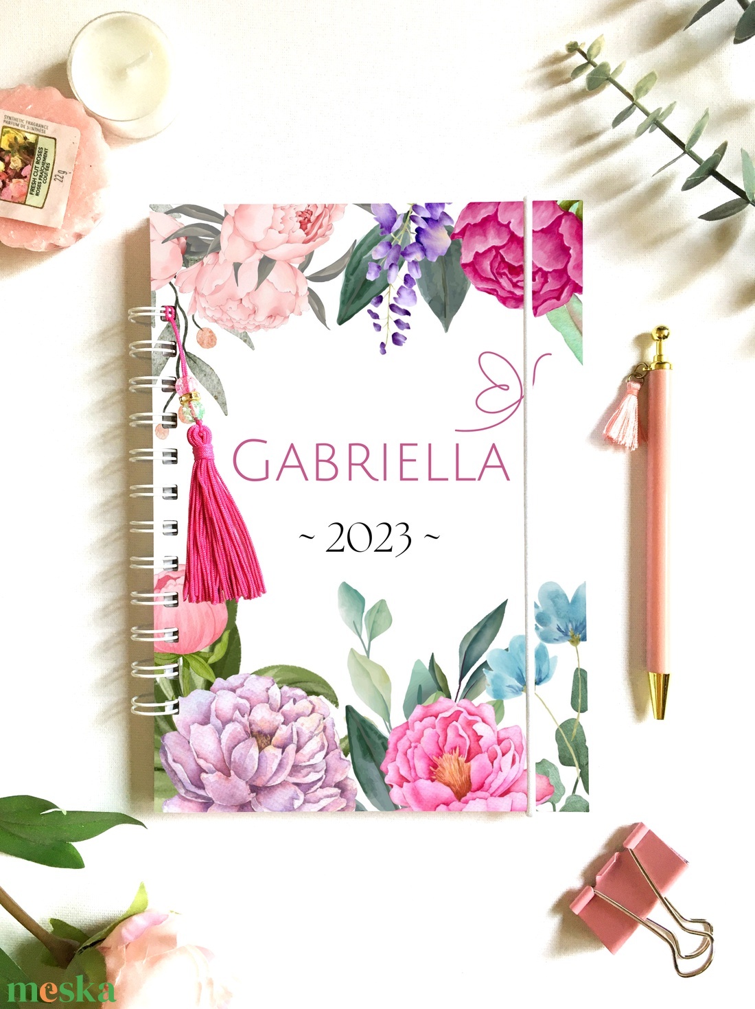 Gabriella - Díszített spirálfüzet, egyedi, névre szóló - otthon & életmód - papír, írószer - jegyzetfüzet & napló - Meska.hu Gabriella - Díszített spirálfüzet, egyedi, névre szóló - otthon & életmód - papír, írószer - jegyzetfüzet & napló - Meska.hu