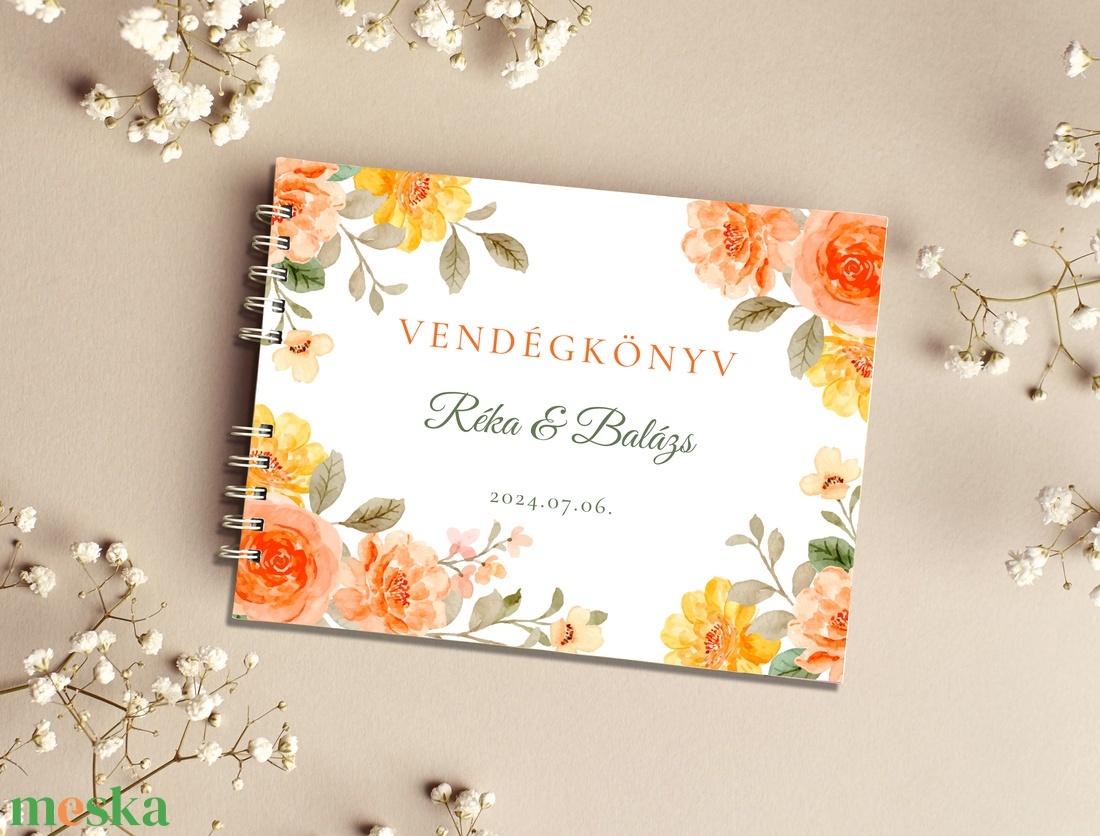 Peach roses vendégkönyv, fotóalbum - esküvő - emlék & ajándék - vendégkönyv - Meska.hu Peach roses vendégkönyv, fotóalbum - esküvő - emlék & ajándék - vendégkönyv - Meska.hu