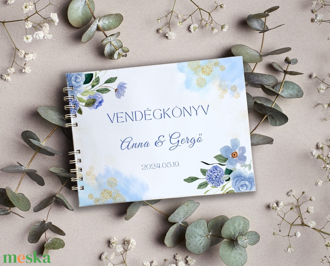 Kék álom vendégkönyv, fotóalbum - esküvő - emlék & ajándék - vendégkönyv - Meska.hu Kék álom vendégkönyv, fotóalbum - esküvő - emlék & ajándék - vendégkönyv - Meska.hu