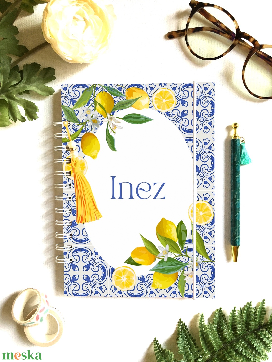 Inez - Díszített spirálfüzet, egyedi, névre szóló - otthon & életmód - papír, írószer - jegyzetfüzet & napló - Meska.hu Inez - Díszített spirálfüzet, egyedi, névre szóló - otthon & életmód - papír, írószer - jegyzetfüzet & napló - Meska.hu