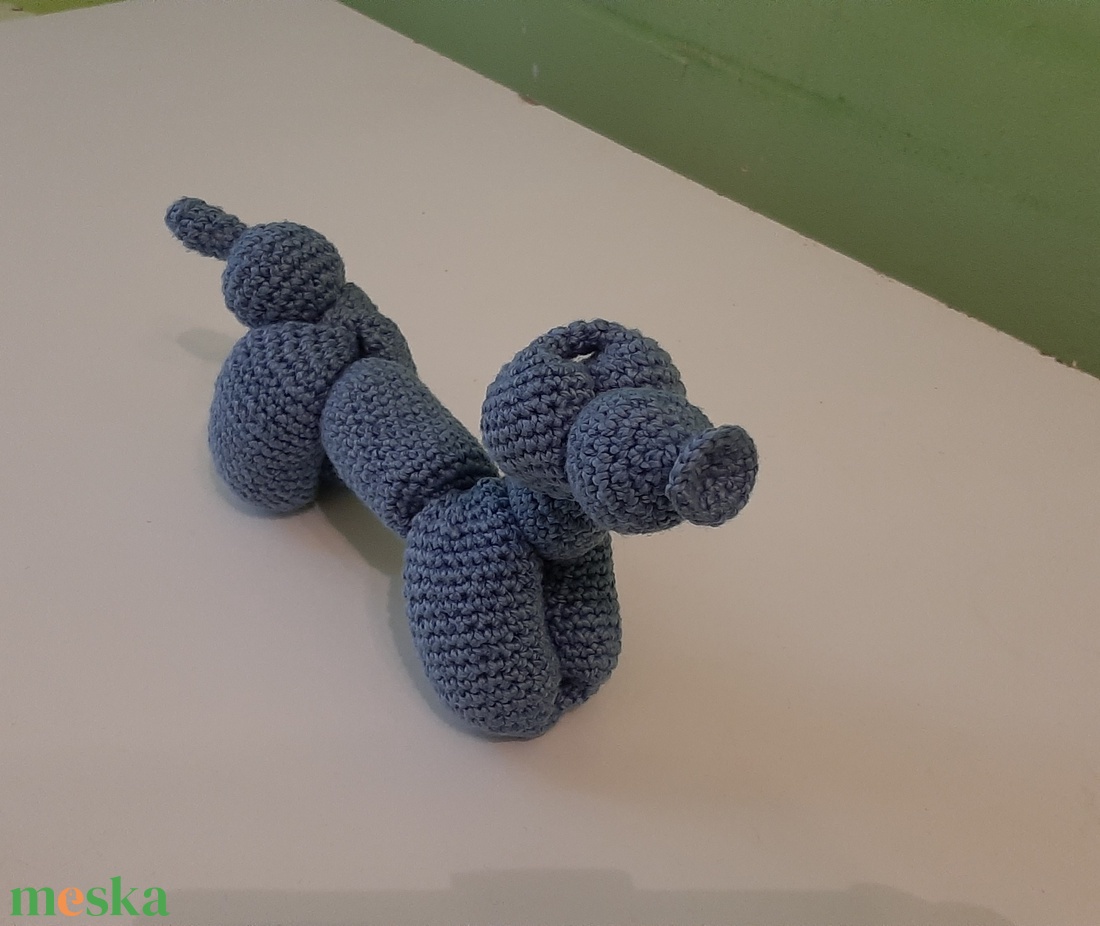 Horgolt lufikutya plüss - játék & sport - plüssállat & játékfigura - kutya - Meska.hu Horgolt lufikutya plüss - játék & sport - plüssállat & játékfigura - kutya - Meska.hu