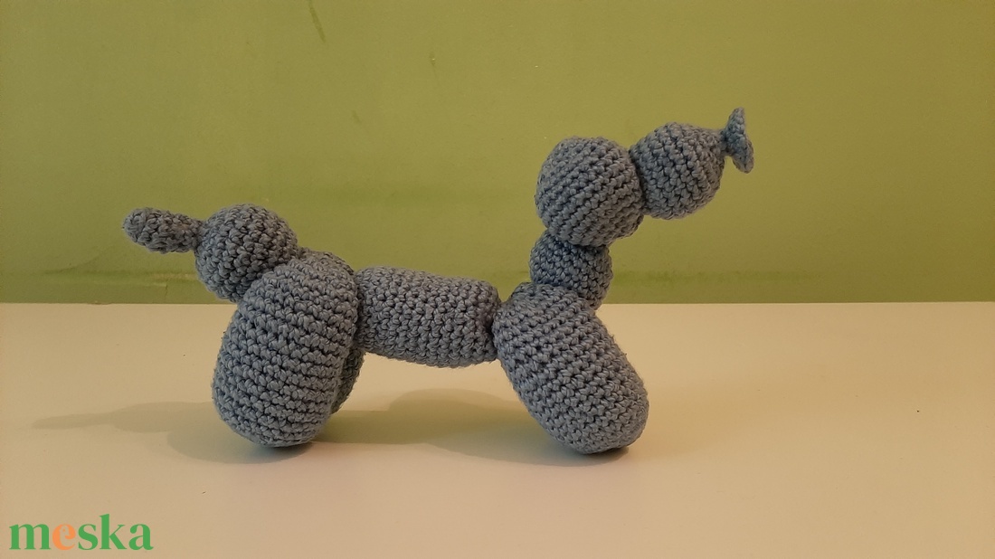 Horgolt lufikutya plüss - játék & sport - plüssállat & játékfigura - kutya - Meska.hu Horgolt lufikutya plüss - játék & sport - plüssállat & játékfigura - kutya - Meska.hu