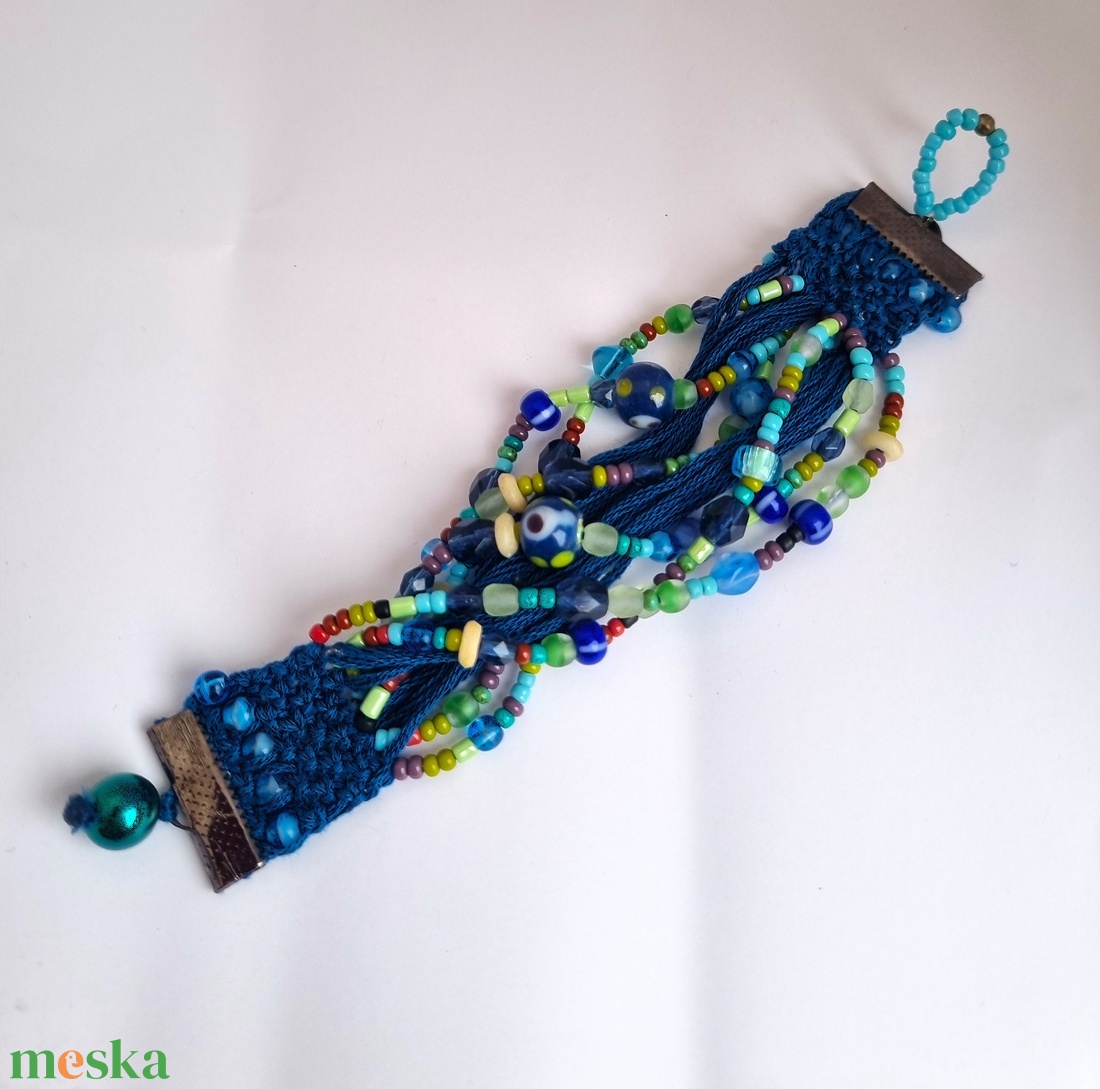 Kócos karkötő - ékszer - karkötő - gyöngyös karkötő - Meska.hu