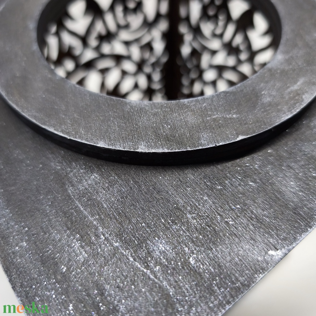 Lézervágott fa hangulatlámpa � áttört csipkemintával - otthon & életmód - lámpa - hangulatlámpa - Meska.hu