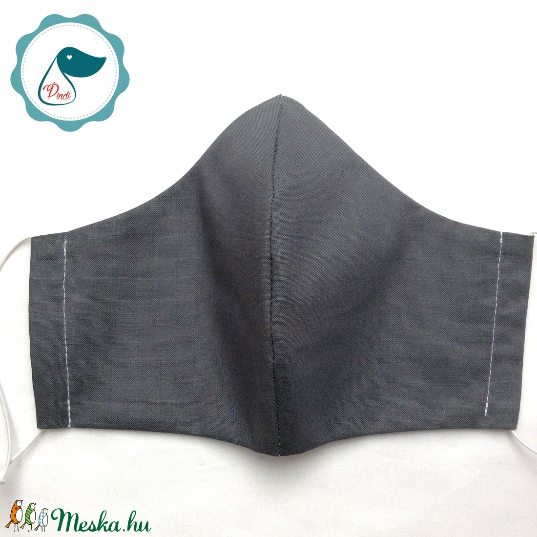 Egyedi szájmaszk - férfi szürke szájmaszk - textil szájmaszk - egészségügyi szájmaszk - férfi & uniszex - férfi & uniszex - Meska.hu