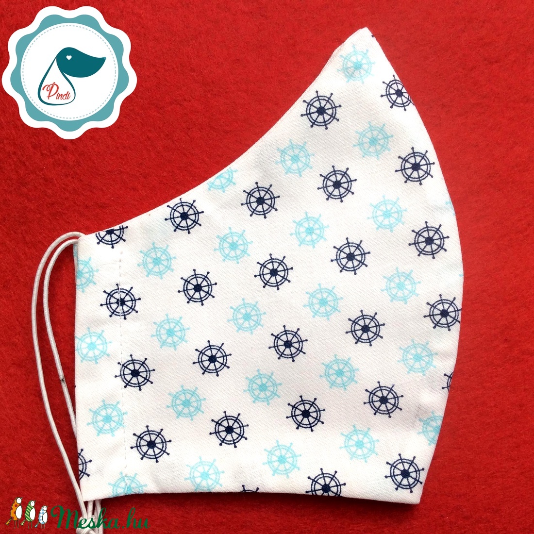 Egyedi szájmaszk - férfi mintás szájmaszk - textil szájmaszk - egészségügyi szájmaszk -  - Meska.hu