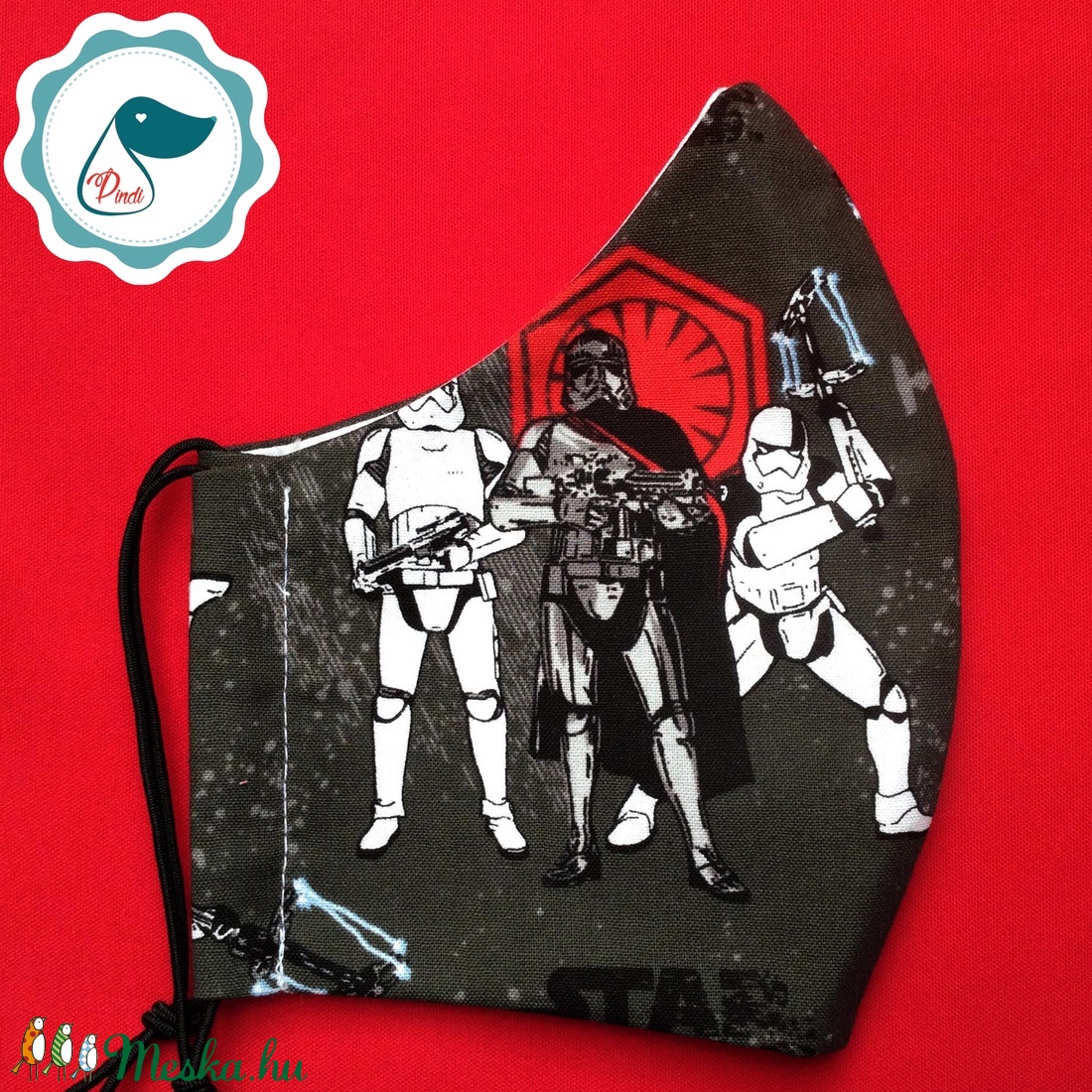 Egyedi szájmaszk -Star Wars- férfi mintás szájmaszk - textil szájmaszk - egészségügyi szájmaszk -  - Meska.hu