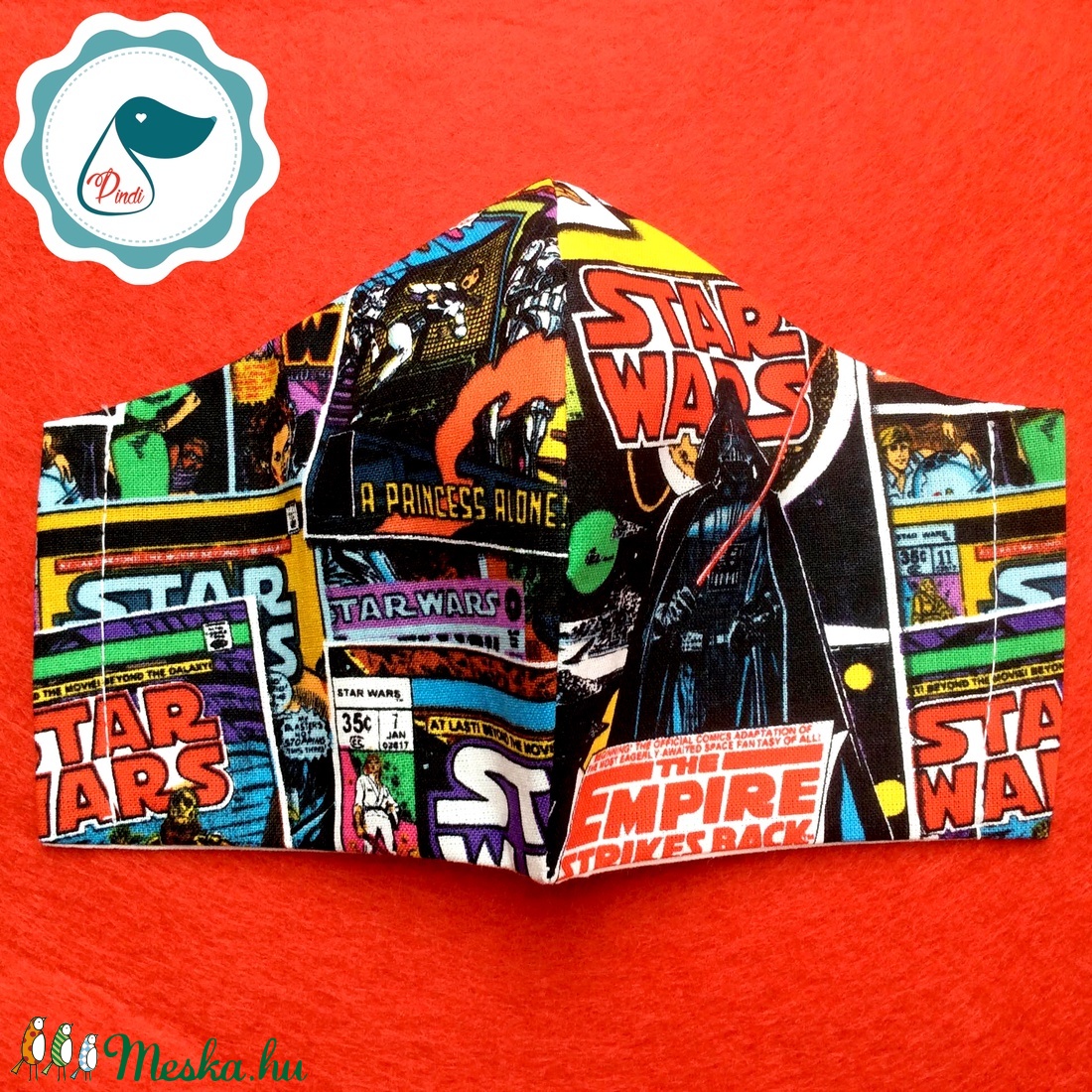 Egyedi Star Wars - szájmaszk - kiskamasz szájmaszk - textil szájmaszk - egészségügyi szájmaszk - mosható szájmaszk -  - Meska.hu